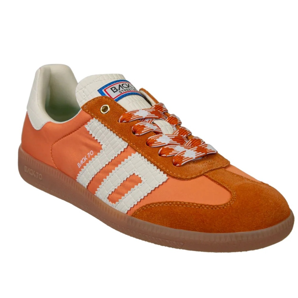 Women's Orange Sneakers Back 70